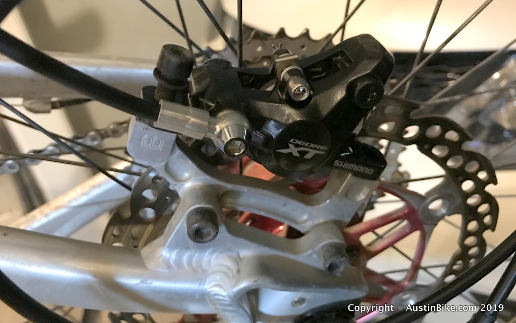 shimano front brake adjustment
